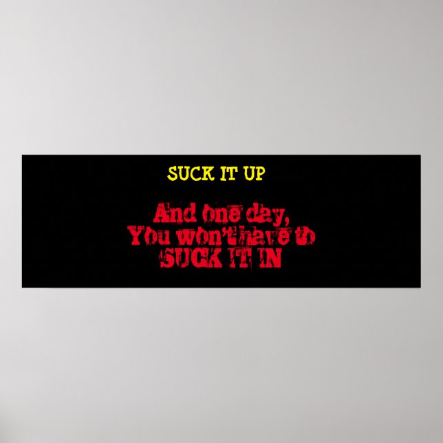 Motivational Workout Poster (Front)