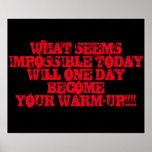 Motivational Workout Poster