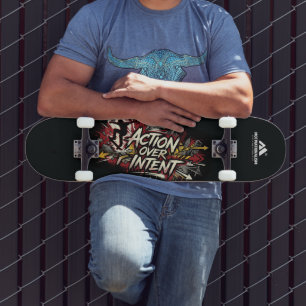 MOTIVATIONALISM© Action Over Intent_ Skateboard