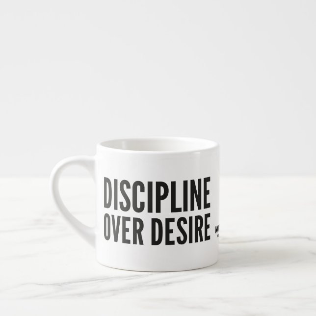 MOTIVATIONALISM© DISCIPLINE_Mok Espresso Cup (Left)