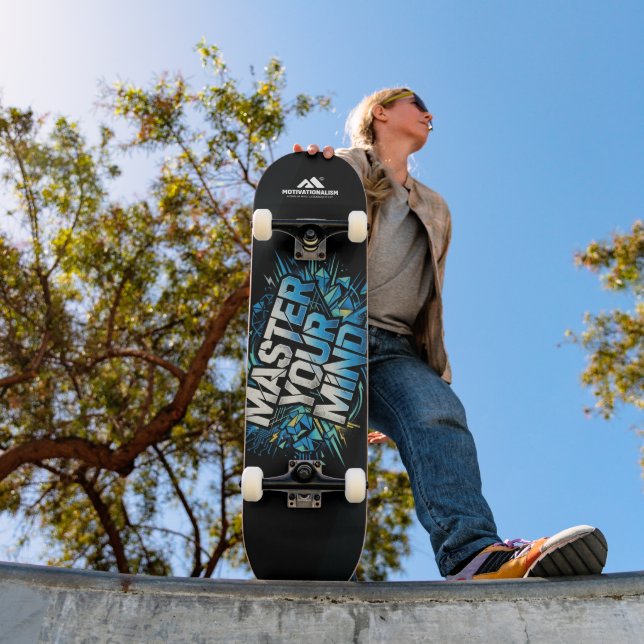 MOTIVATIONALISM© Master Your Mind_ Skateboard (Outdoor 1)
