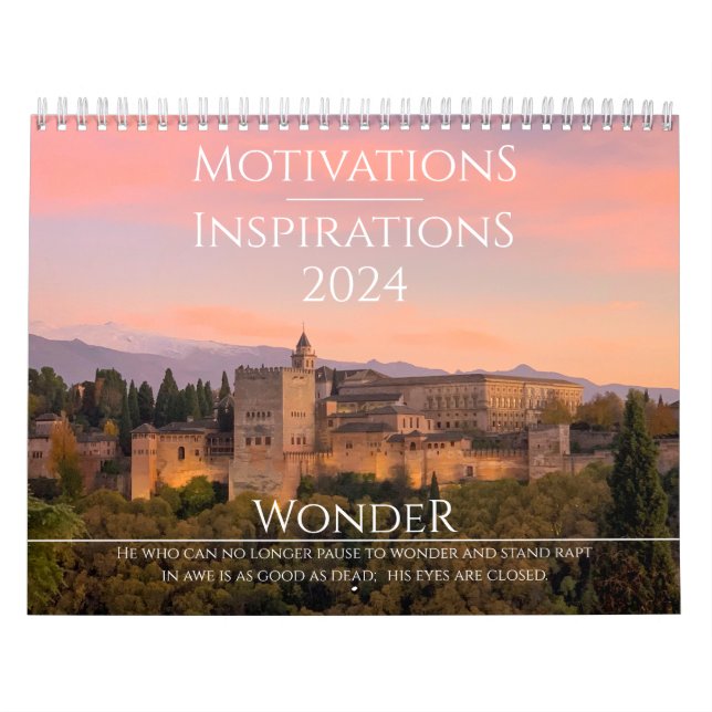 Motivations / Inspirations 2024 Calendar (Cover)