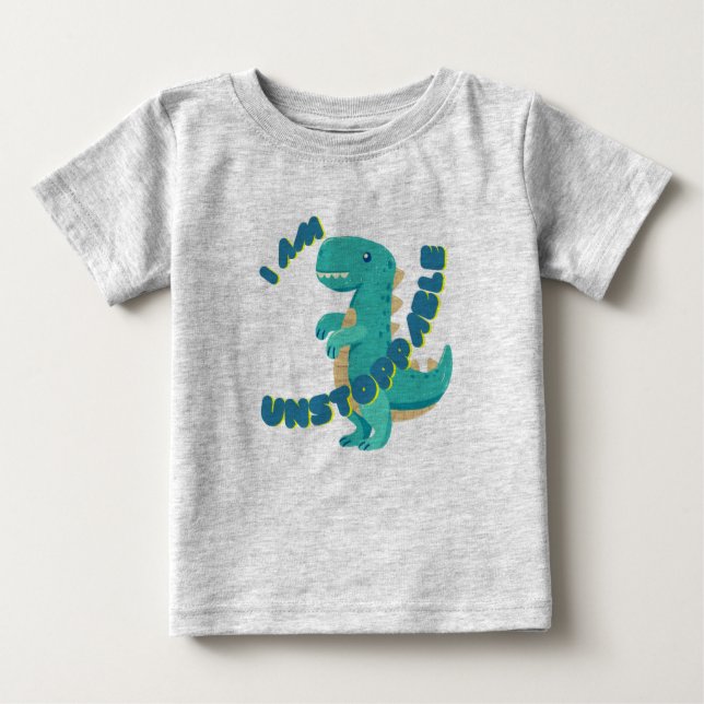 MOTIVATIVED CUTE DINO - T-REX BABY T-Shirt (Front)
