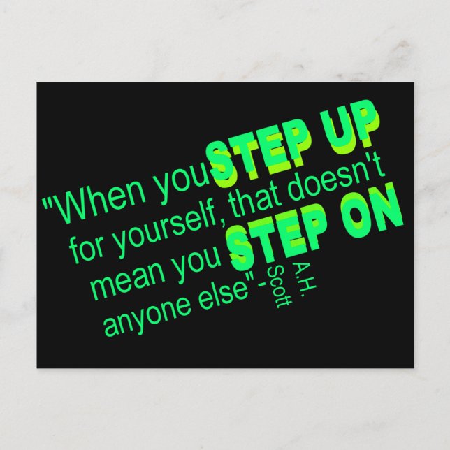 Motivator, Forward Thinker   Postcard (Front)