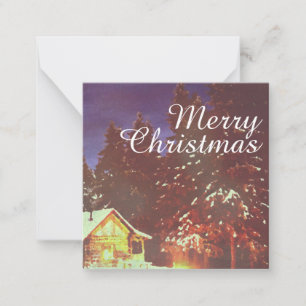 Motive for Christmas winters wonderland Card