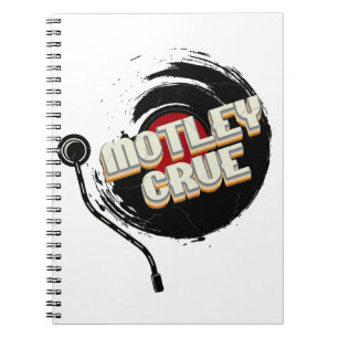 Mötley Crüe  Vinyl Vintage Aesthetic  Notebook