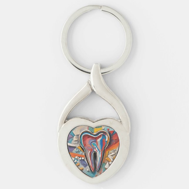 Motley Dental Art Key Ring (Front)