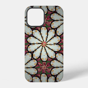 Motley illustration. Small colourful flowers. Spri iPhone 12 Case