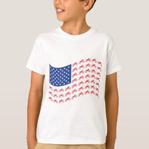 mOTO-cROSS-fLAG-wAVE T-Shirt
