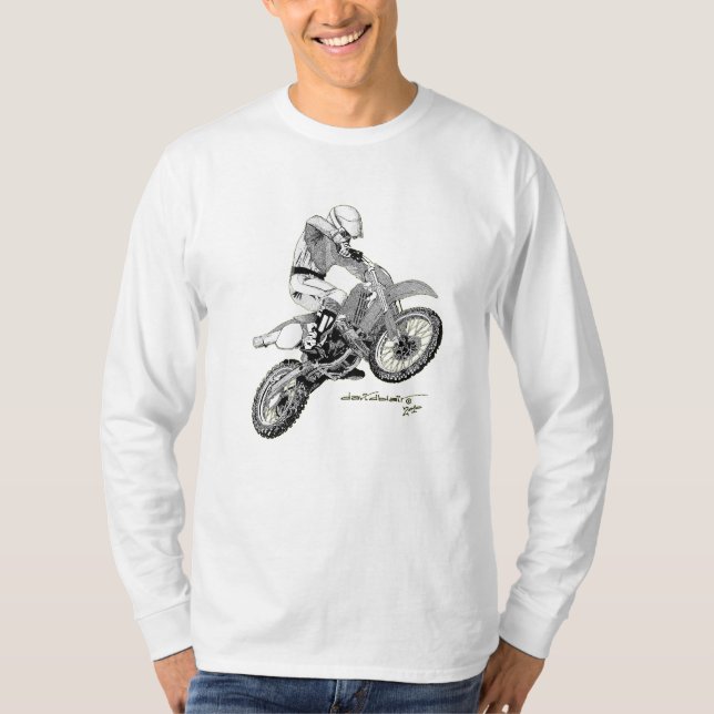 Moto Cross Rider T-Shirt (Front)