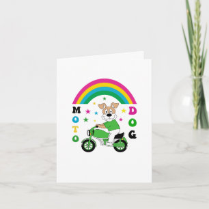 Moto Dog Thank You Card