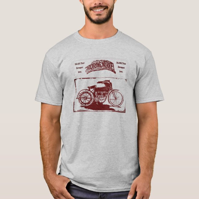moto flying merkel T-Shirt (Front)