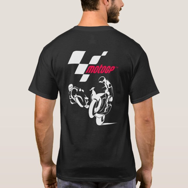 Moto Gp Super Bikes Grand Prix Motorcycle Racing T-Shirt (Back)