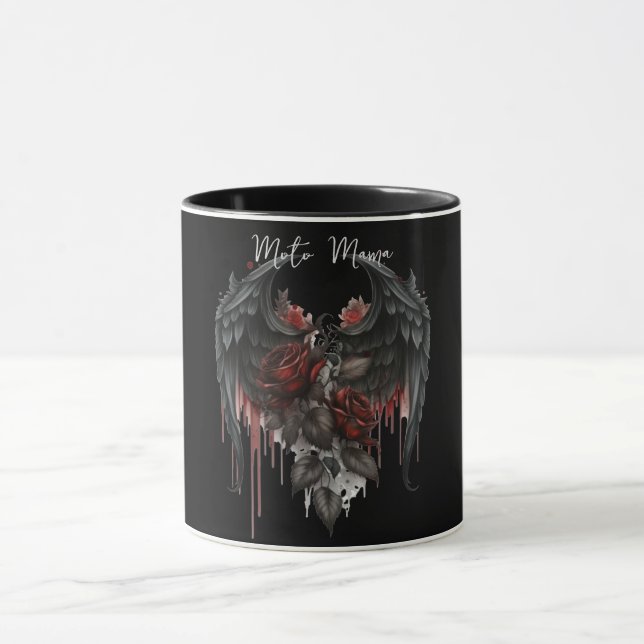 Moto Mama Motorcycle Mug (Center)