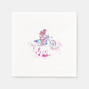 Moto Mum Mother Motocross Motorcycle Biker Gift Napkin