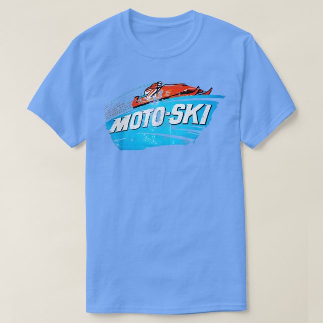 Moto Ski 1 T-Shirt (Design Front)