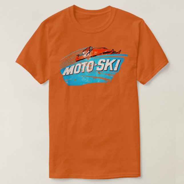 Moto Ski 1 T-Shirt (Design Front)
