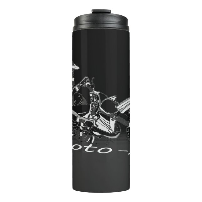 Moto-x Racer - Motocross Racing Thermal Tumbler (Front)