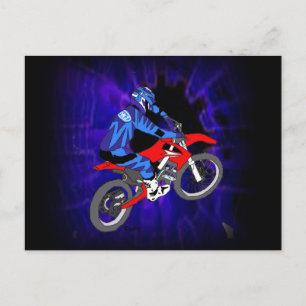 Motocross 203 postcard