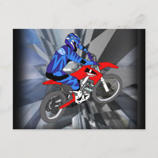 Motocross 204 postcard