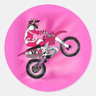 Motocross 303 classic round sticker