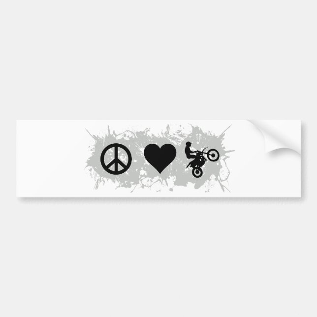 Motocross 4 bumper sticker (Front)