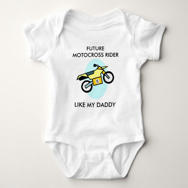 Motocross Baby Bodysuit (Front)