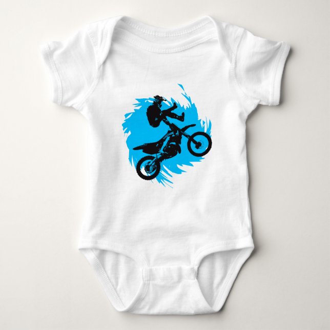 Motocross Baby Bodysuit (Front)