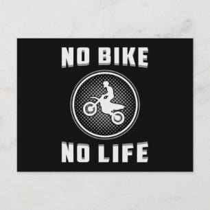 Motocross Bike Motorcycle Biker Dirt Funny Gift Postcard