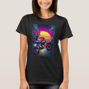 Motocross Bike Retro Dirt Biker Road Motorcycle 90 T-Shirt