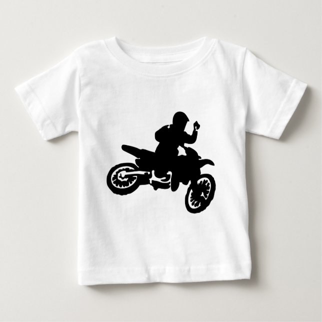 Motocross Bike Whip Baby T-Shirt (Front)