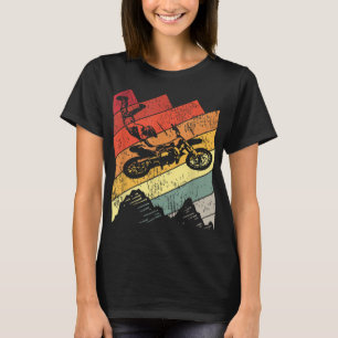 Motocross Biker Vintage Gift Racing Retro Dirt Bik T-Shirt
