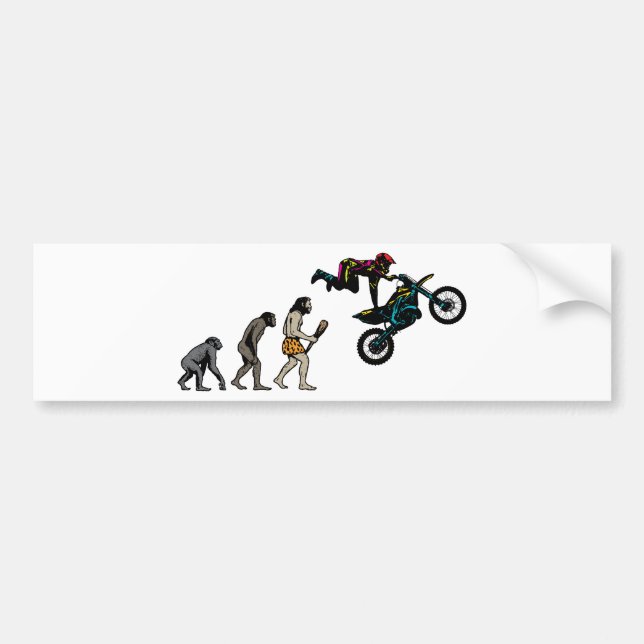Motocross Bumper Sticker (Front)
