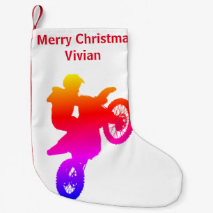 Motocross Christmas Stocking