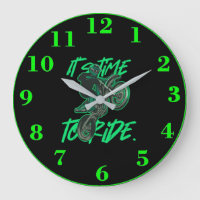 Motocross clock