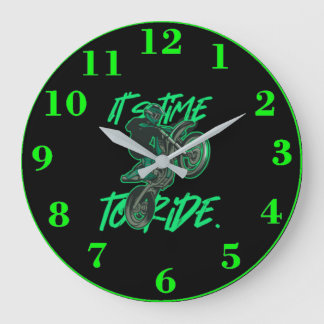 Motocross clock