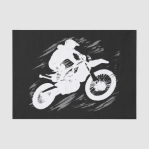 Motocross Competitive Sport Motorcycle Racing Tissue Paper