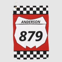 Motocross Custom Dirt Bike Number Plate on Red