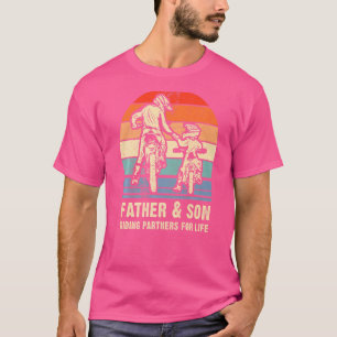 Motocross Dad Dirt Bike Father And Son Riding Part T-Shirt