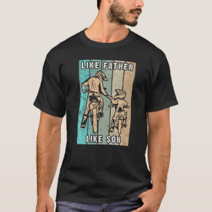 Motocross Dad Son Saying Father's Day T-Shirt