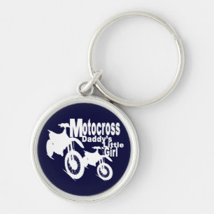 Motocross Daddy's Girl Key Ring