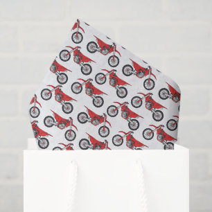 Motocross Decoupage Tissue Paper, Dirt Bike Paper
