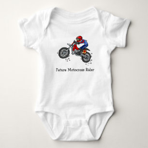 Motocross Dirt Bike Baby Bodysuit