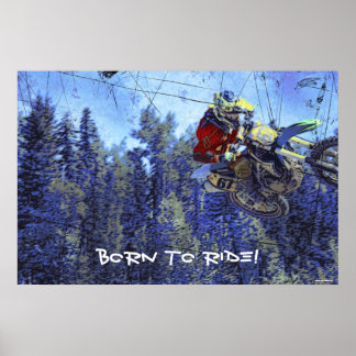 Motocross Dirt-Bike Championship Race Poster