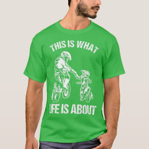 Motocross Dirt Bike Dad Motorcycle Biker Father Ki T-Shirt