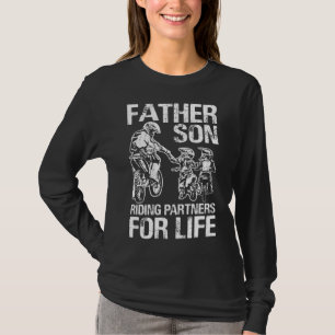 Motocross Dirt Bike Father Son Matching Dad T-Shirt
