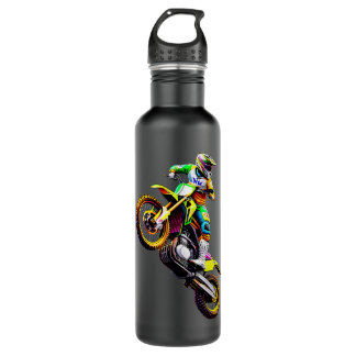 Motocross Dirt Bike Motocross Dirtbike Enduro Jump 710 Ml Water Bottle
