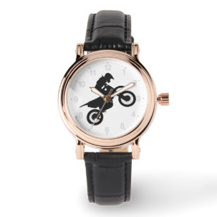 Motocross driver - Choose background colour Watch