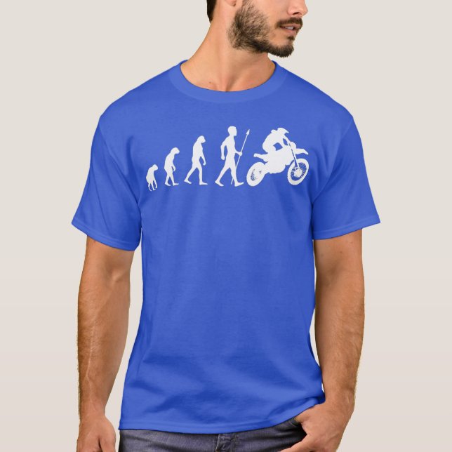 Motocross Evolution Gift T-Shirt (Front)