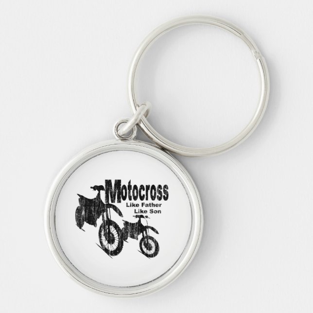 Motocross Father/Son Key Ring (Front)